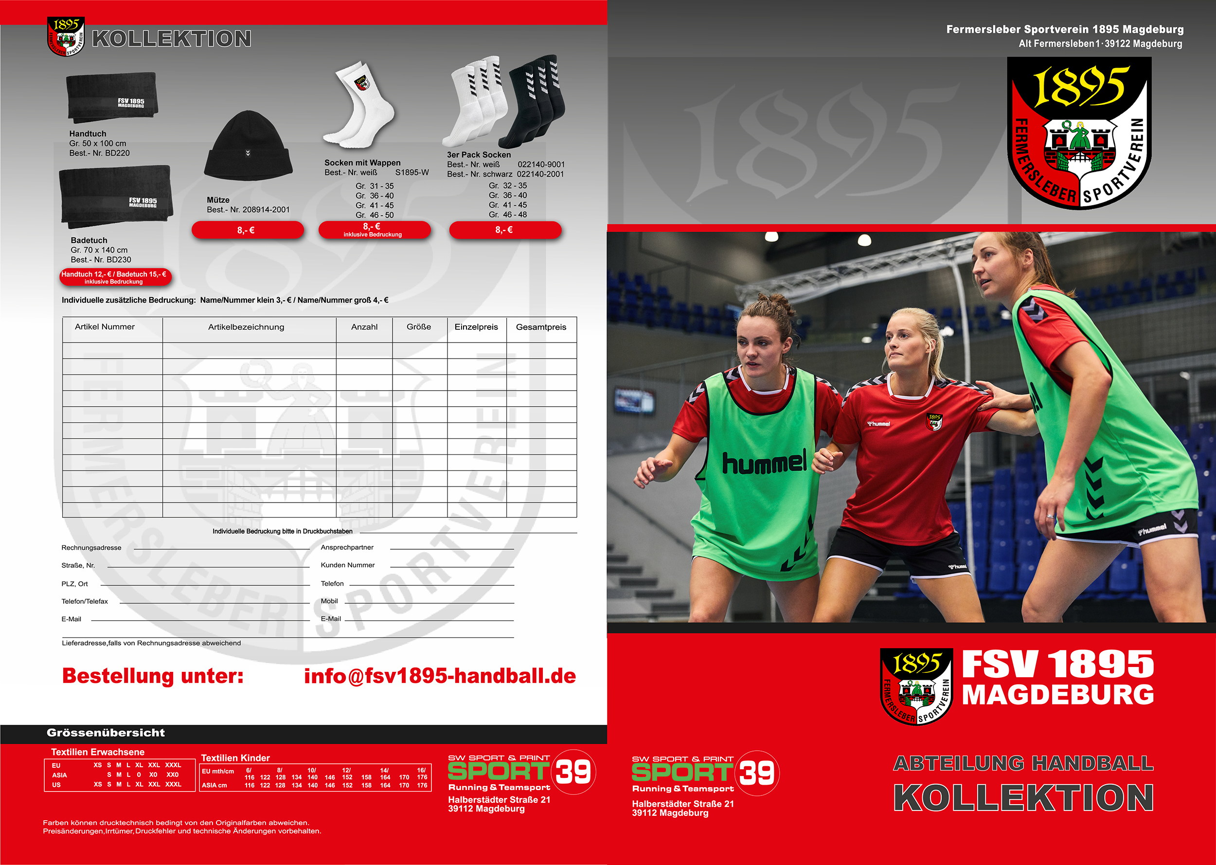 FSV 1895 Magdeburg - Handball Katalog
